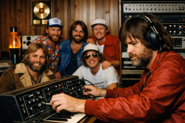 Beach Boys in Recording Studio