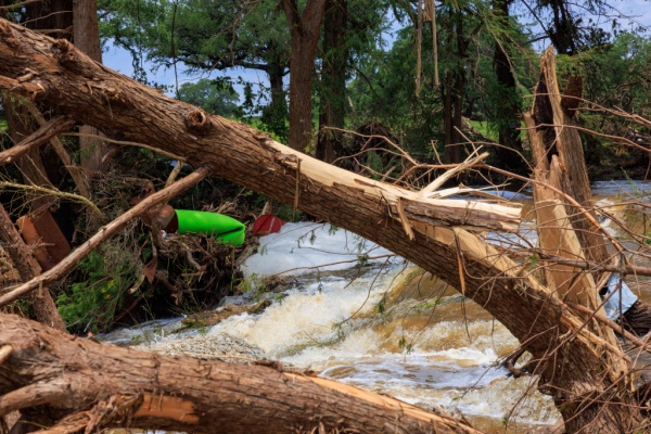 Floodwaters rage in Central Texas