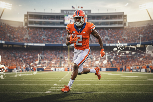 Toosii playing Syracuse Football