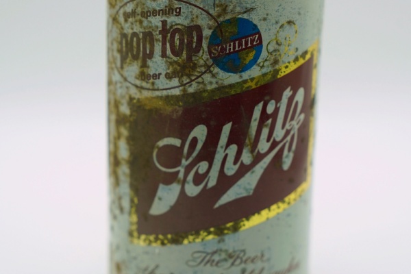 Vintage Schlitz beer can