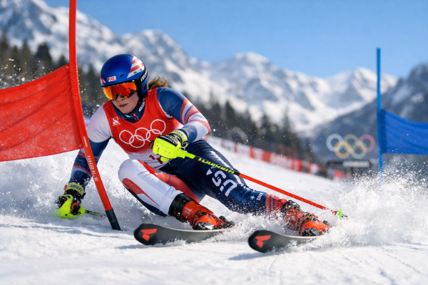 olympic downhill womens skier
