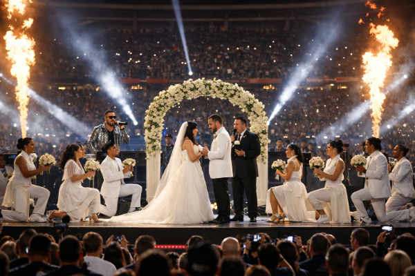 super bowl wedding